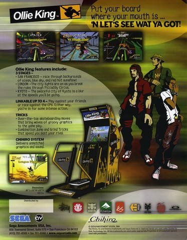 photo de Sega Ollie King sur Arcade