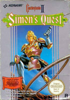 image du jeu video akumajou dracula castlevania simon's quest sur nintendo famicom nes system