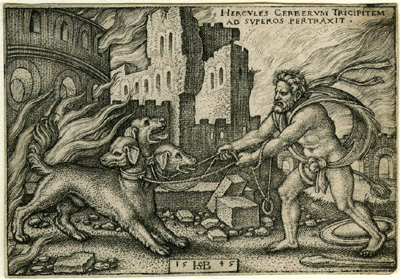 Image Hercule contre Cerbère