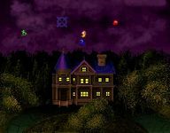 photo du jeu d'arcade GollyGhosts pour illustrer la ressemblance avec Luigi's Mansion Sur Gamecube